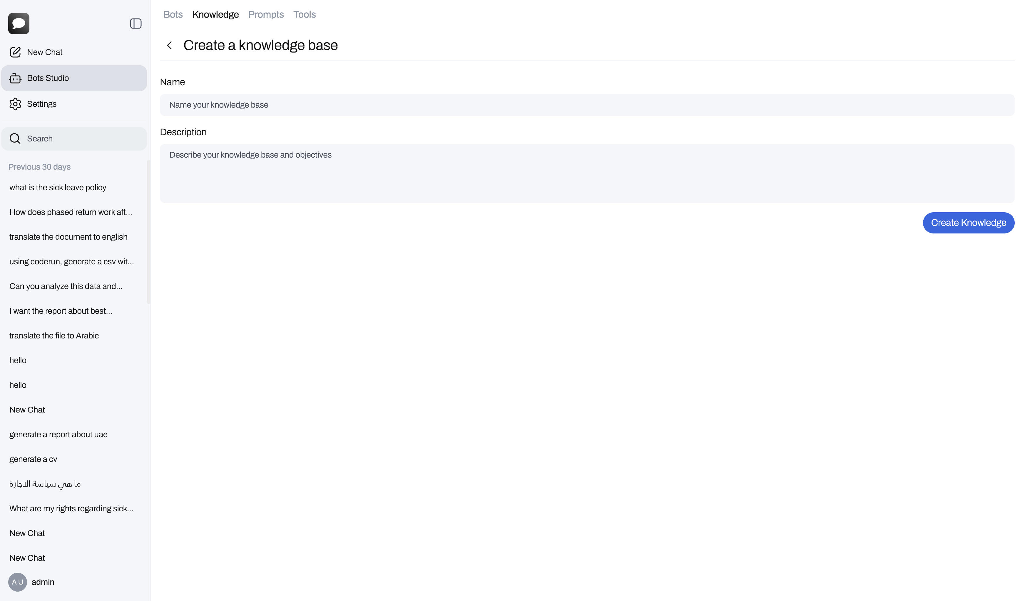 Knowledge Management - Documentation